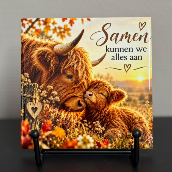 Tegeltje | Samen kunnen we alles aan
