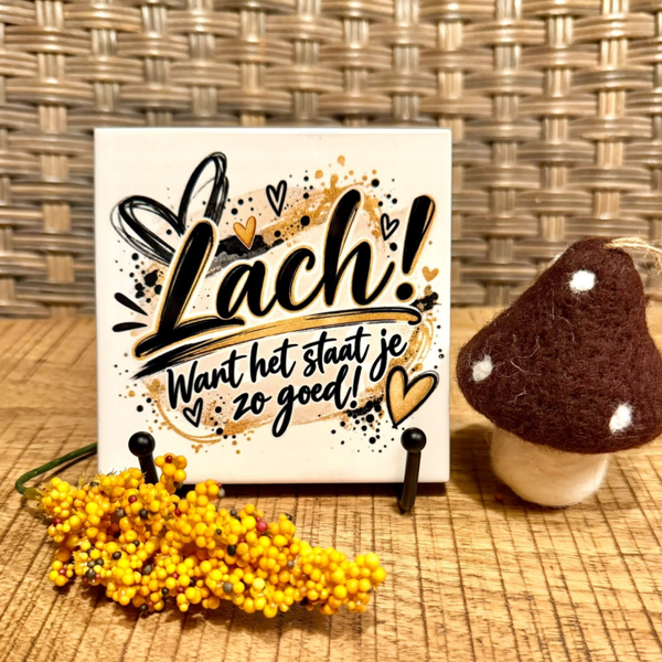 Lach | Tegeltje