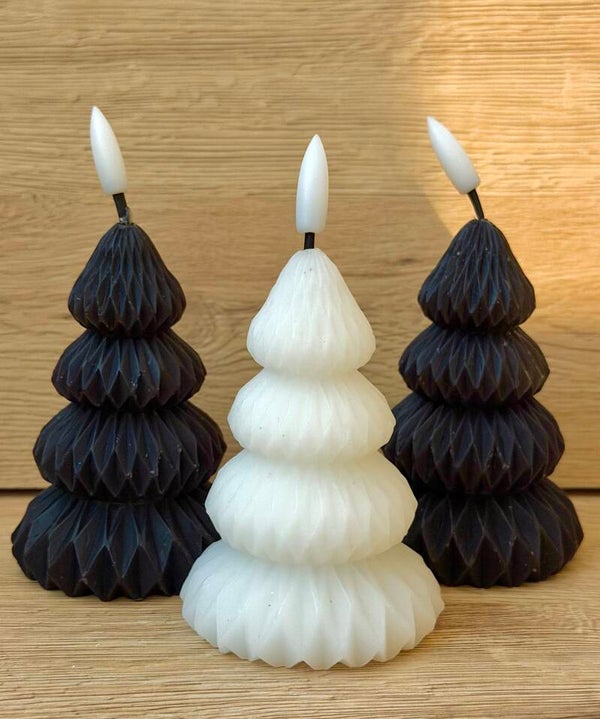 Led kaars kerstboompje wax