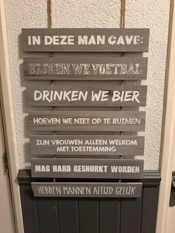 Tuinladder | In deze man Cave