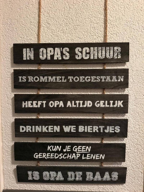 Tuinladder | in opa's schuur