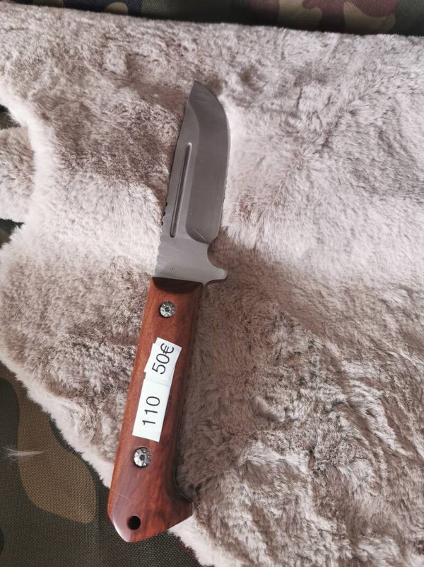 Messer Bushcraft D2 Klinge Fulltang Nr.110/Outdoormesser/Bushcraftmesser/Ausrüstung/Wandern/Fulltangmesser/Camping/Outdoor
