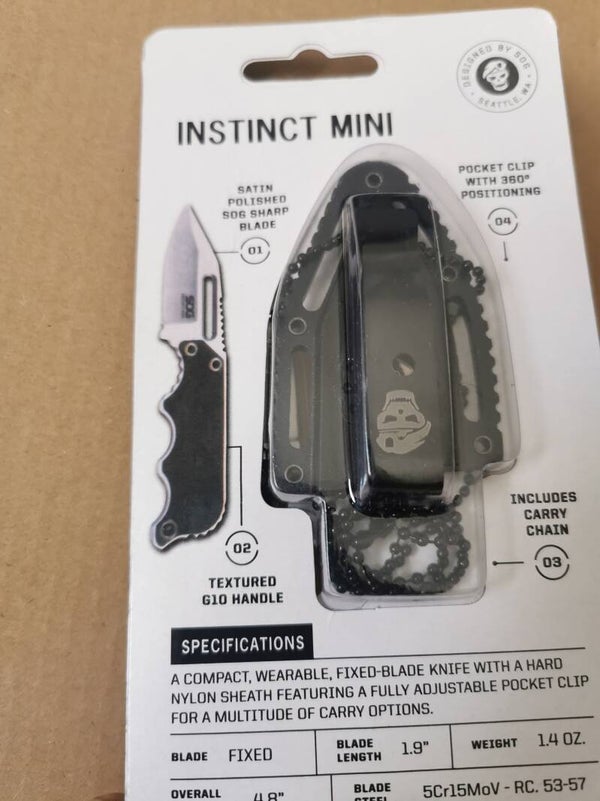 Neckknive SOG Instinct