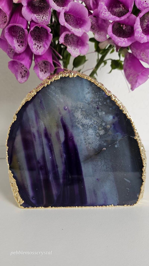 gefärbte Achat Scheibe TDA