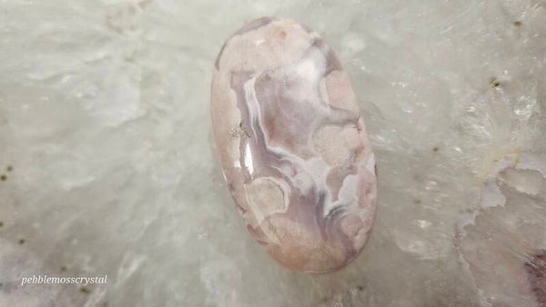 Blumenachat Handstein