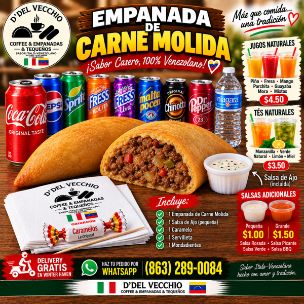 Empanadas Venezolana de Carne Mechada