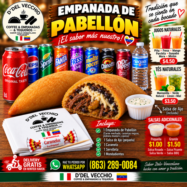 Empanadas Venezolanas de pabellón