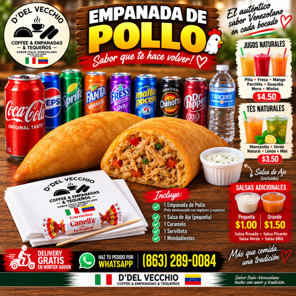 Empanadas Venezolanas de Pollo