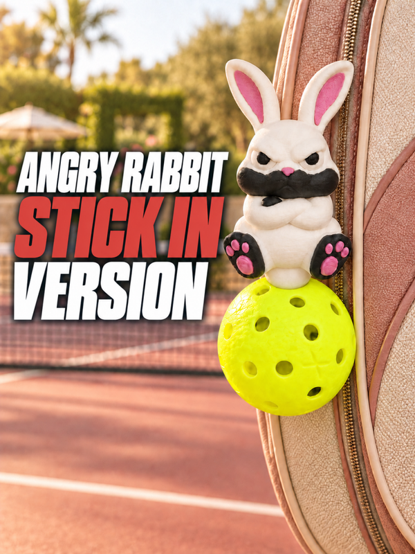 Angry Rabbit Pickleball Holder Stick In Version