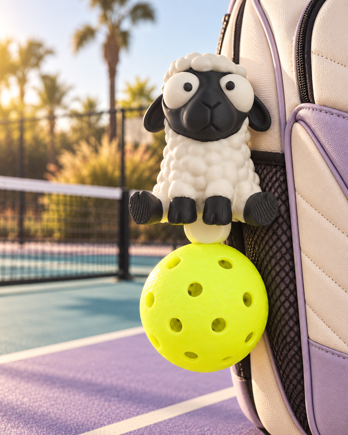 Goofy Sheep Pickleball Holder