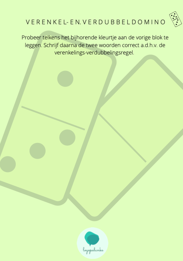 Verenkel-en verdubbeldomino