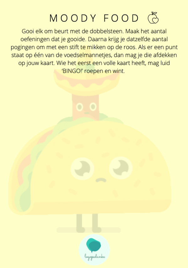 Moody foodspel