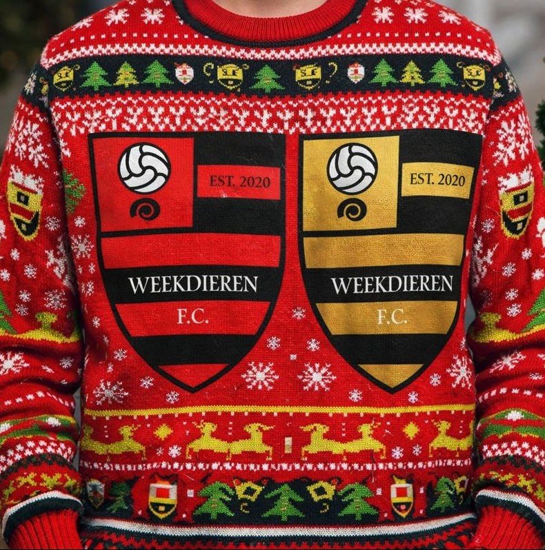 Weekdieren F.C. - kersttrui
