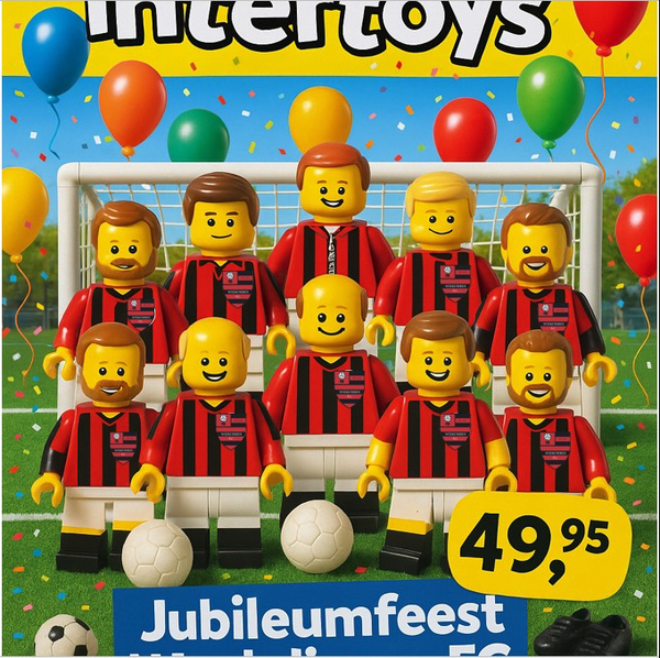 Unieke Weekdieren F.C. LEGO set