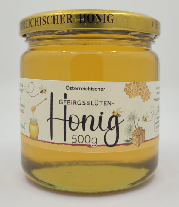 Gebirgs - Blüten- mit Alpenrosenhonig 500g