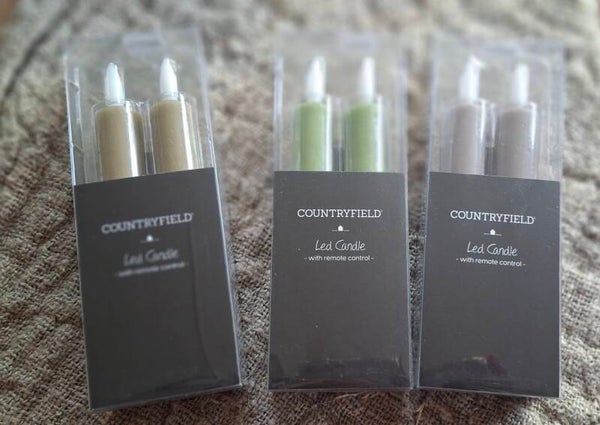 Countryfield led kaars kort