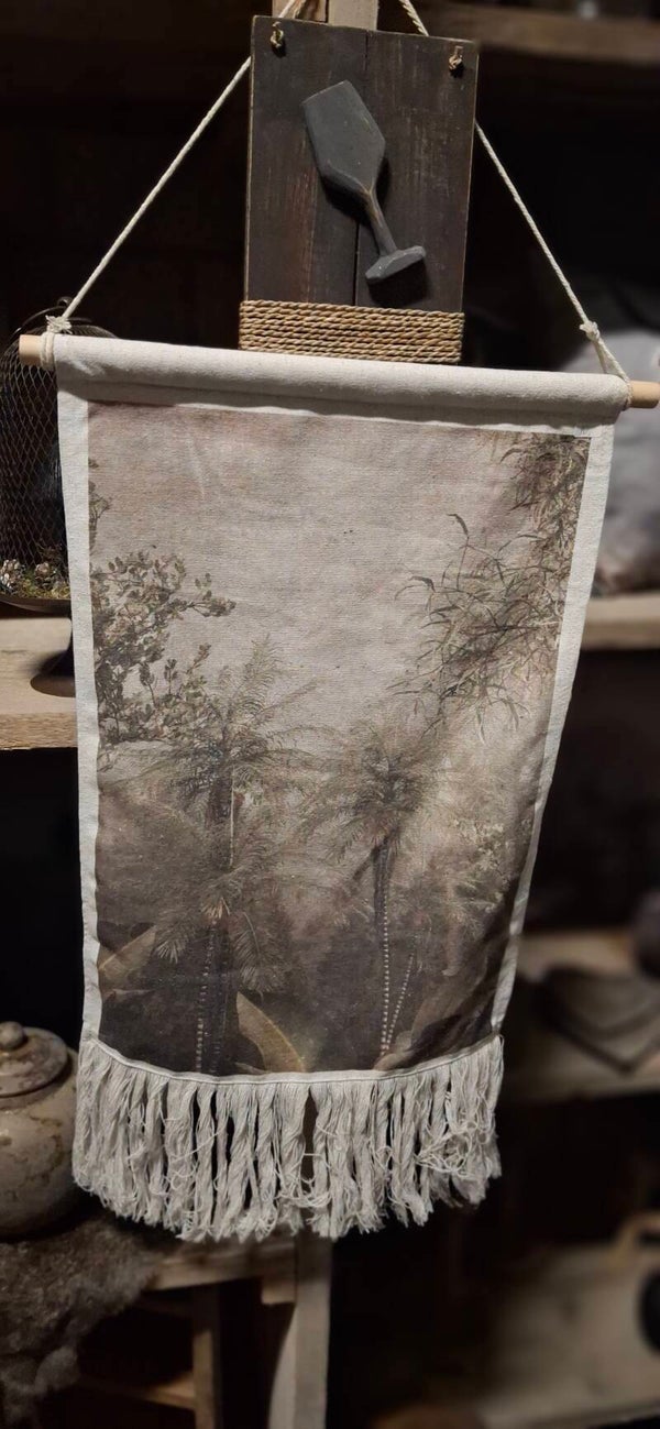 Linnen doek als decoratie