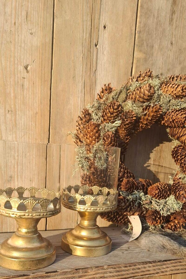 Lantaarn op voet gold