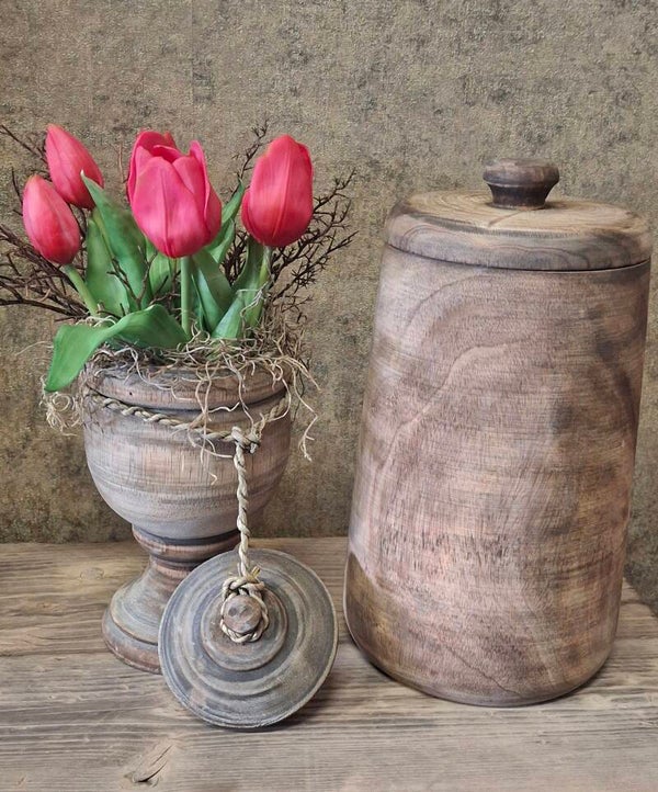 Super stoere nepalse pot met dekel