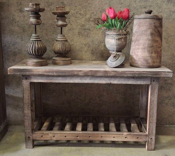 Houten bankje Georgia