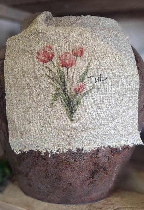Shabby doek Tulp