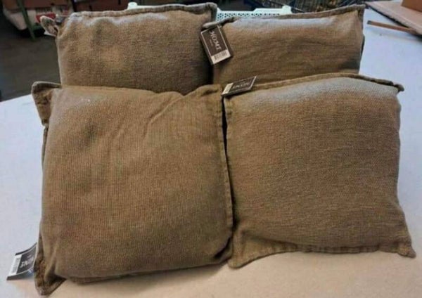 Sierkussens Taupe