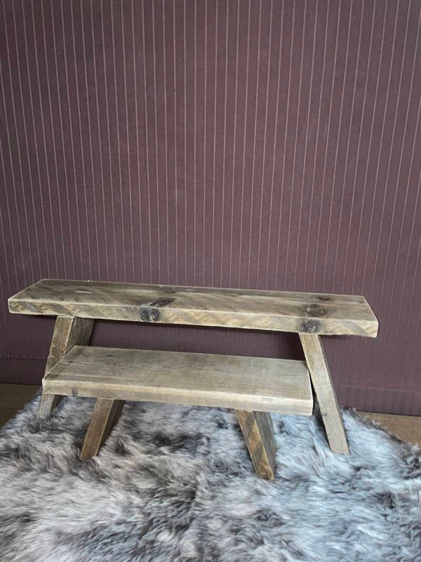 Steigerhouten Vensterbank set