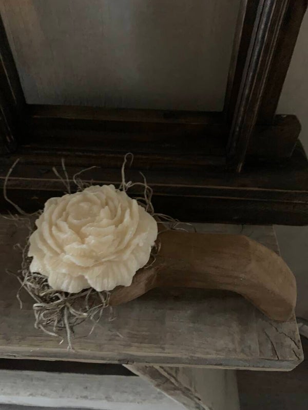 Amber Roos met houten lepel