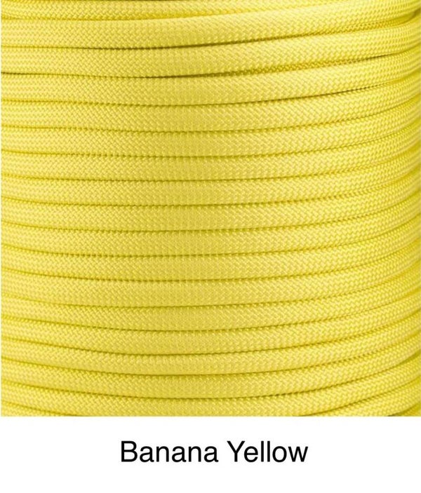 Verstellbare Tau-Leder Hundeleine - Banana Yellow