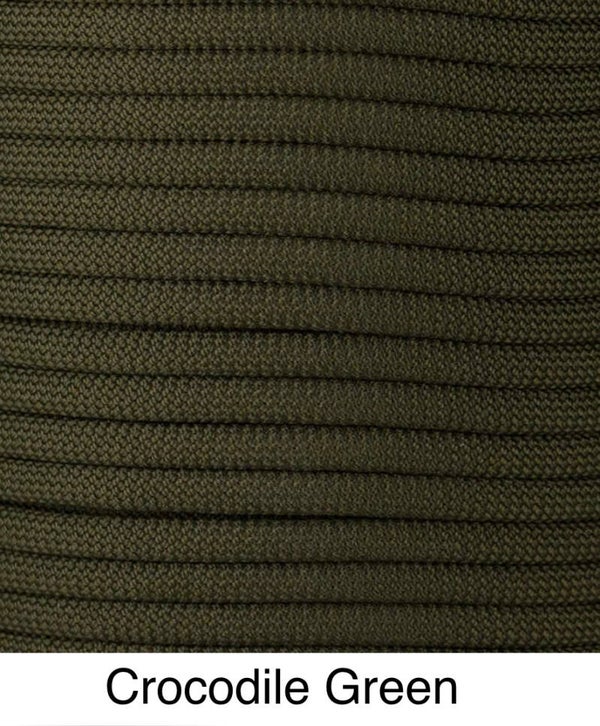 Verstellbare Tau-Leder Hundeleine - Crocodile Green