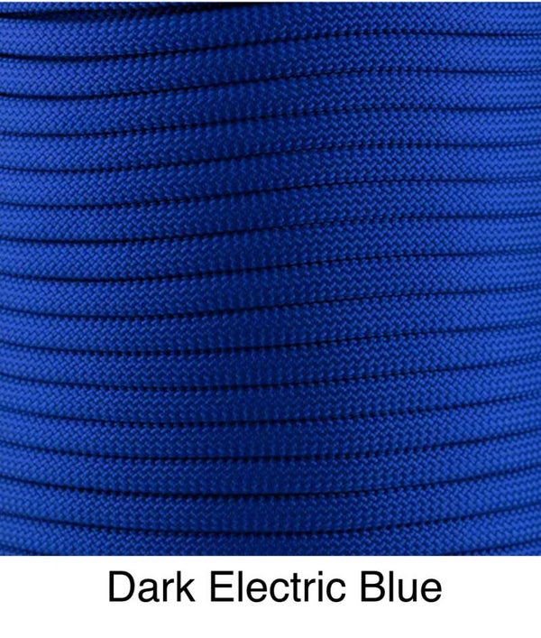 Verstellbare Tau-Leder Hundeleine - Dark Electric Blue