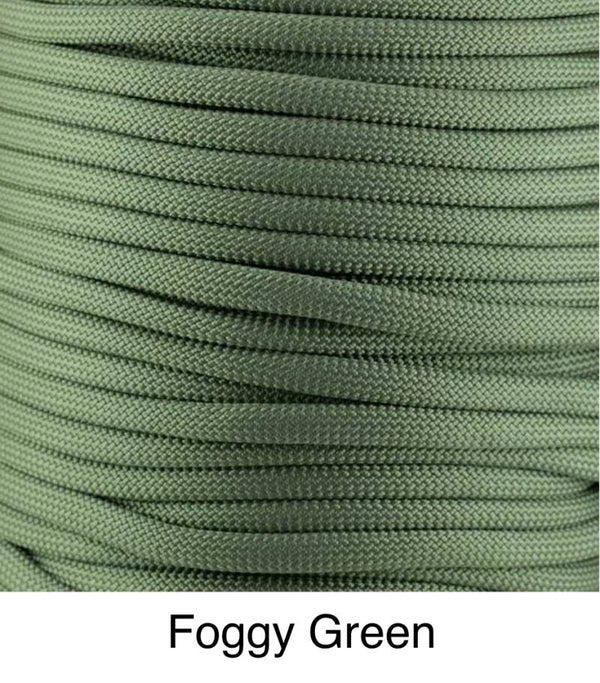 Verstellbare Tau-Leder Hundeleine - Foggy Green