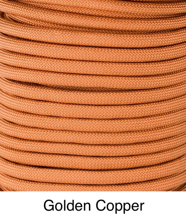 Verstellbare Tau-Leder Hundeleine - Golden Copper