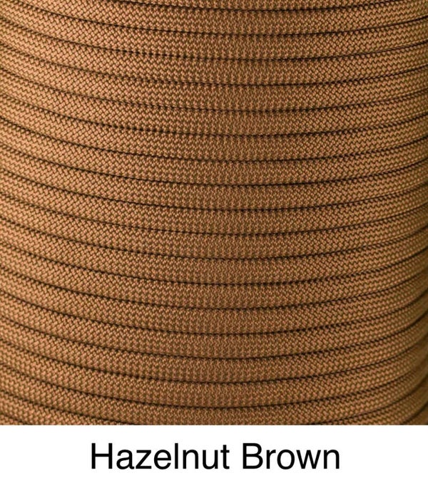 Verstellbare Tau-Leder Hundeleine - Hazelnut Brown