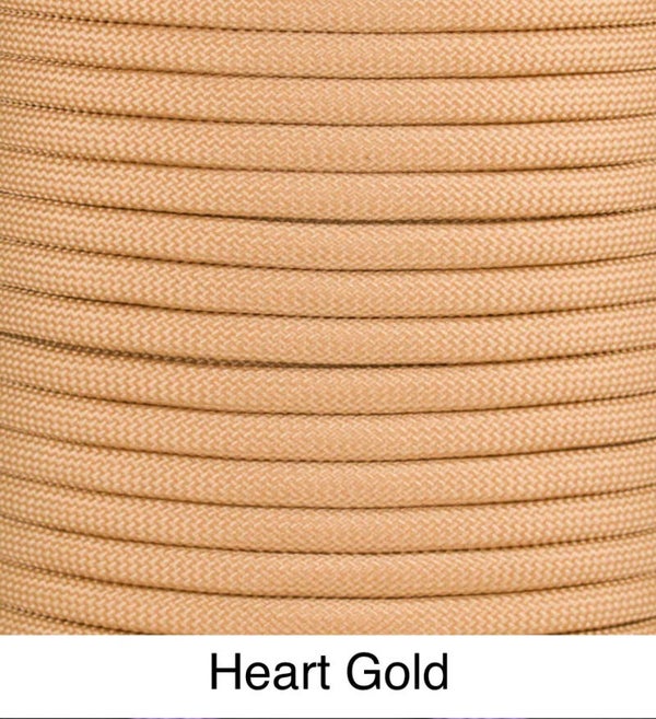 Verstellbare Tau-Leder Hundeleine - Heart Gold