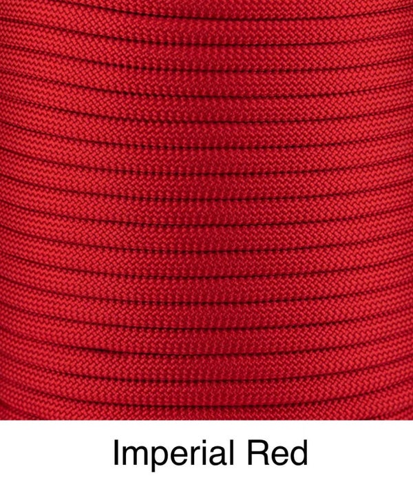 Verstellbare Tau-Leder Hundeleine - Imperial Red