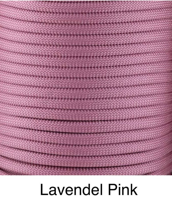 Verstellbare Tau-Leder Hundeleine - Lavendel Pink