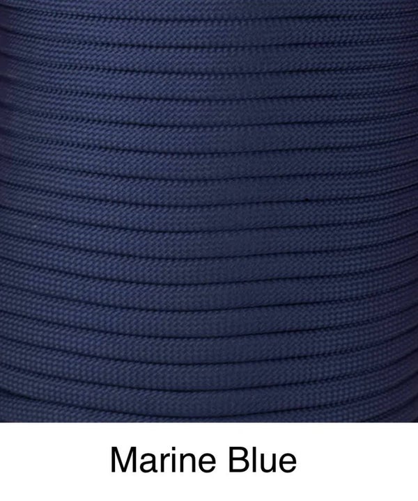 Verstellbare Tau-Leder Hundeleine - Marine Blue
