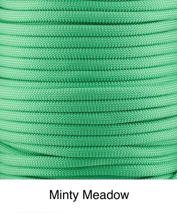 Verstellbare Tau-Leder Hundeleine - Minty Meadow