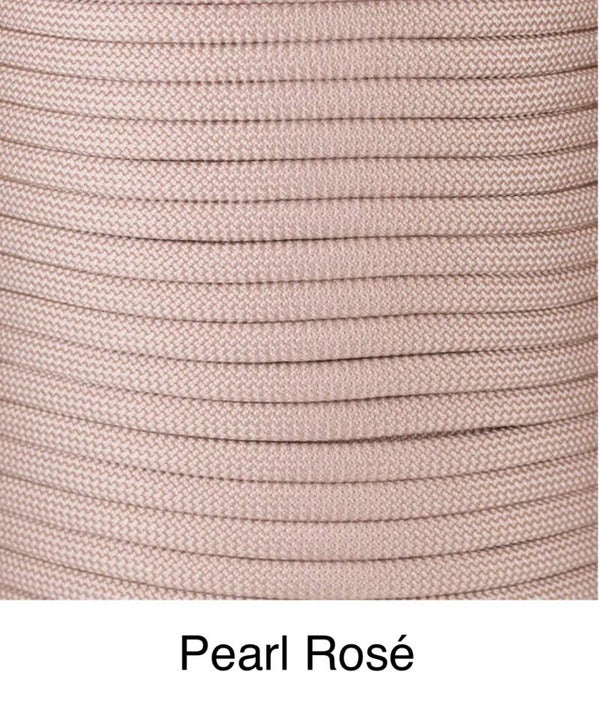 Verstellbare Tau-Leder Hundeleine - Pearl Rosé