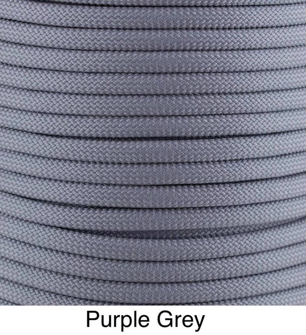 Verstellbare Tau-Leder Hundeleine - Purple Grey