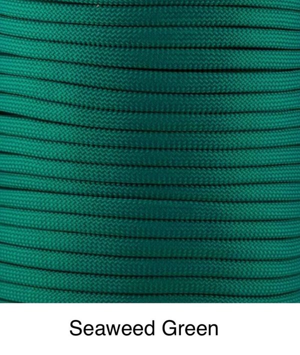 Verstellbare Tau-Leder Hundeleine - Seaweed Green