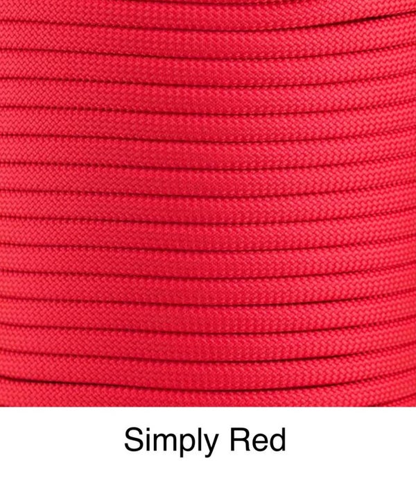 Verstellbare Tau-Leder Hundeleine - Simply Red