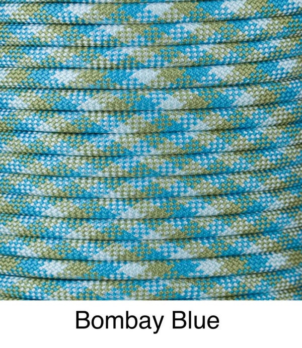 Verstellbare Tau-Leder Hundeleine - Bombay Blue