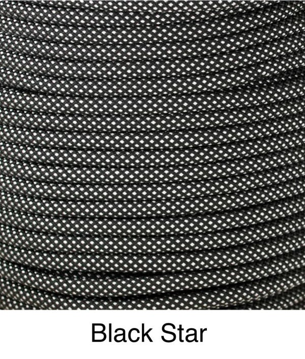 Verstellbare Tau-Leder Hundeleine - Black Star