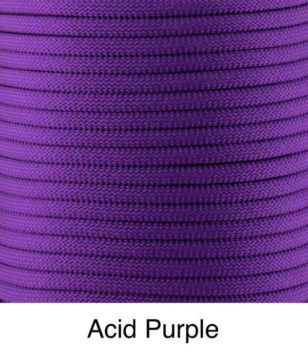 Verstellbare Tau-Leder Hundeleine - Acid Purple