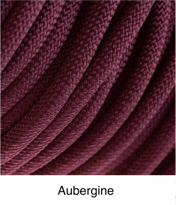 Verstellbare Tau-Leder Hundeleine - Aubergine