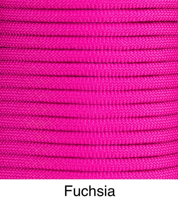 Verstellbare Tau-Leder Hundeleine - Fuchsia