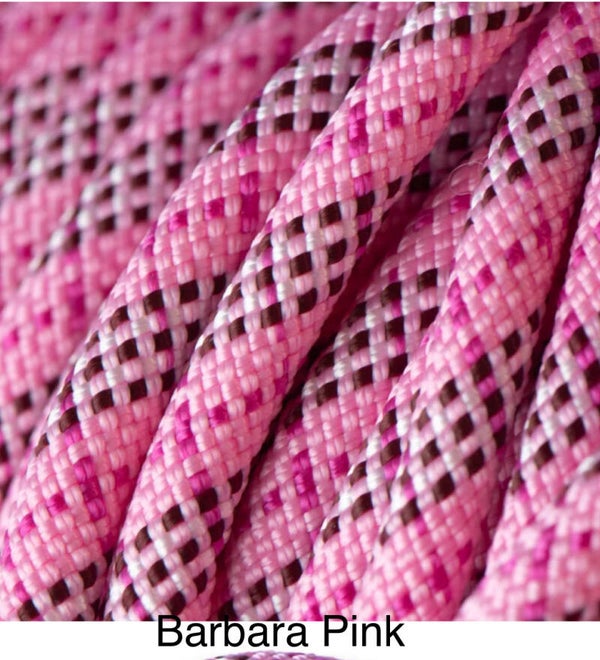 Verstellbare Tau-Leder Hundeleine - Barbara Pink