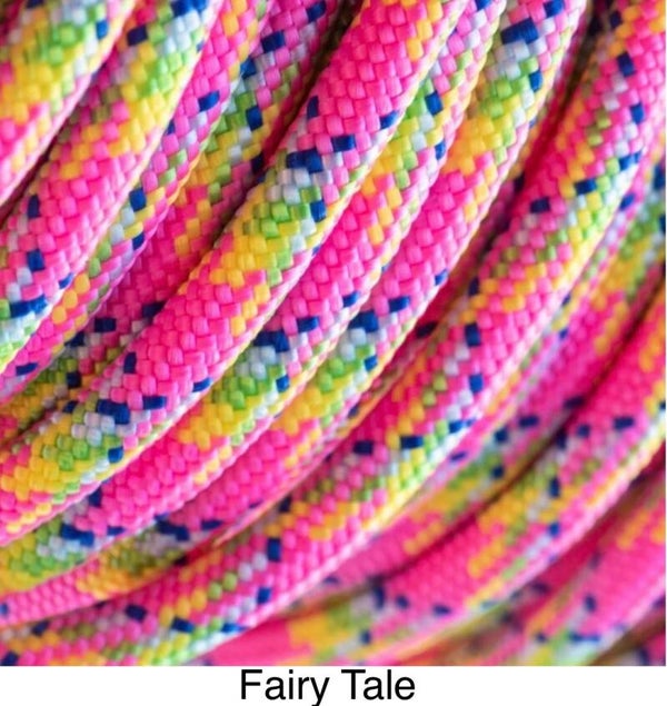 Verstellbare Tau-Leder Hundeleine - Fairy Tale